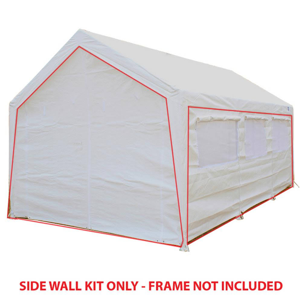White Side Wall Kit with Flaps A369
