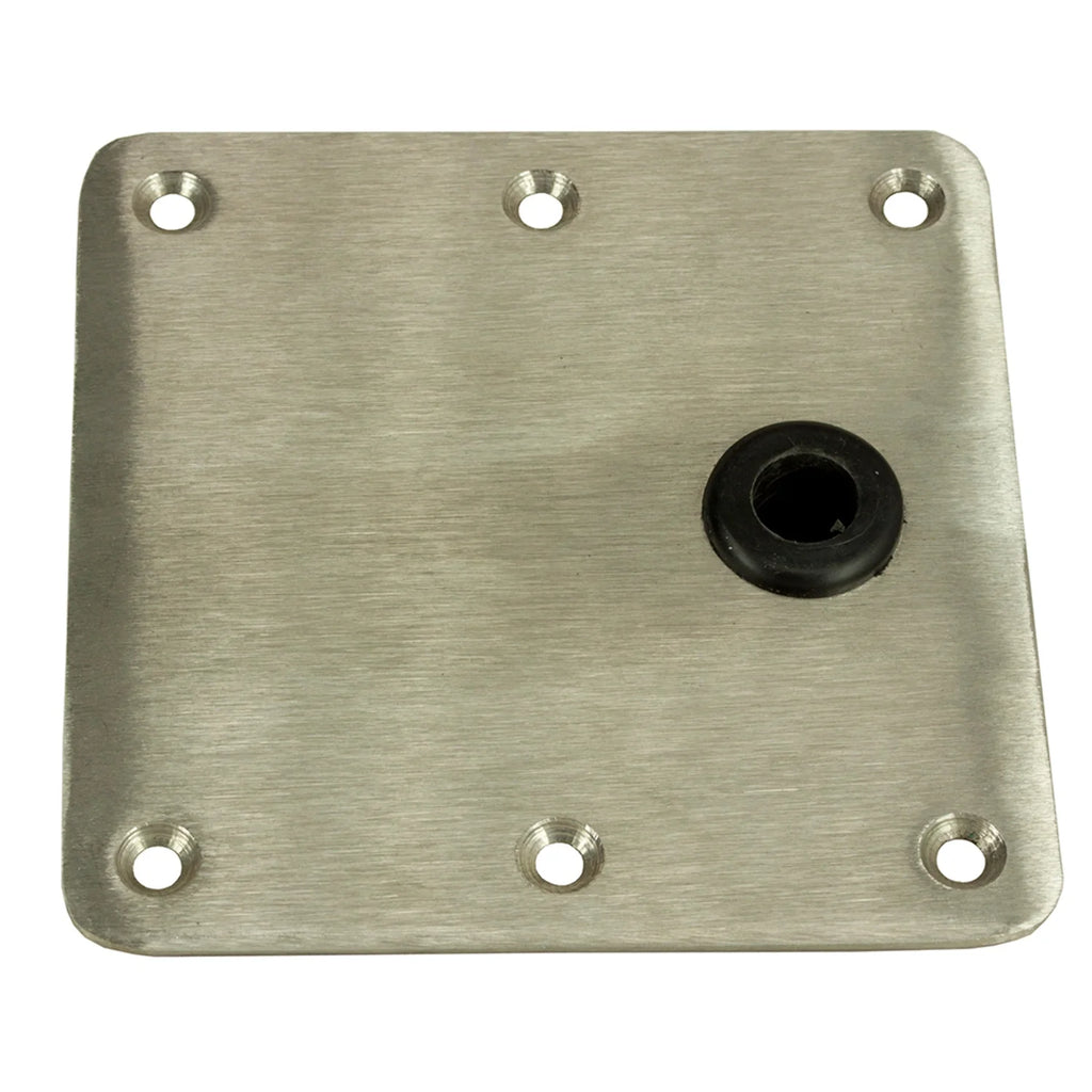 Stainless Steel Square Base with Satin Finish M50505