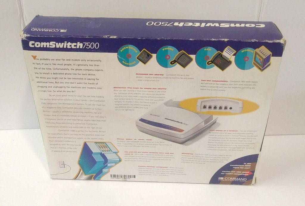4 Port Line Sharing Phone Fax Modem X84707
