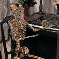 Gold Posable Skeleton Halloween Decoration G255