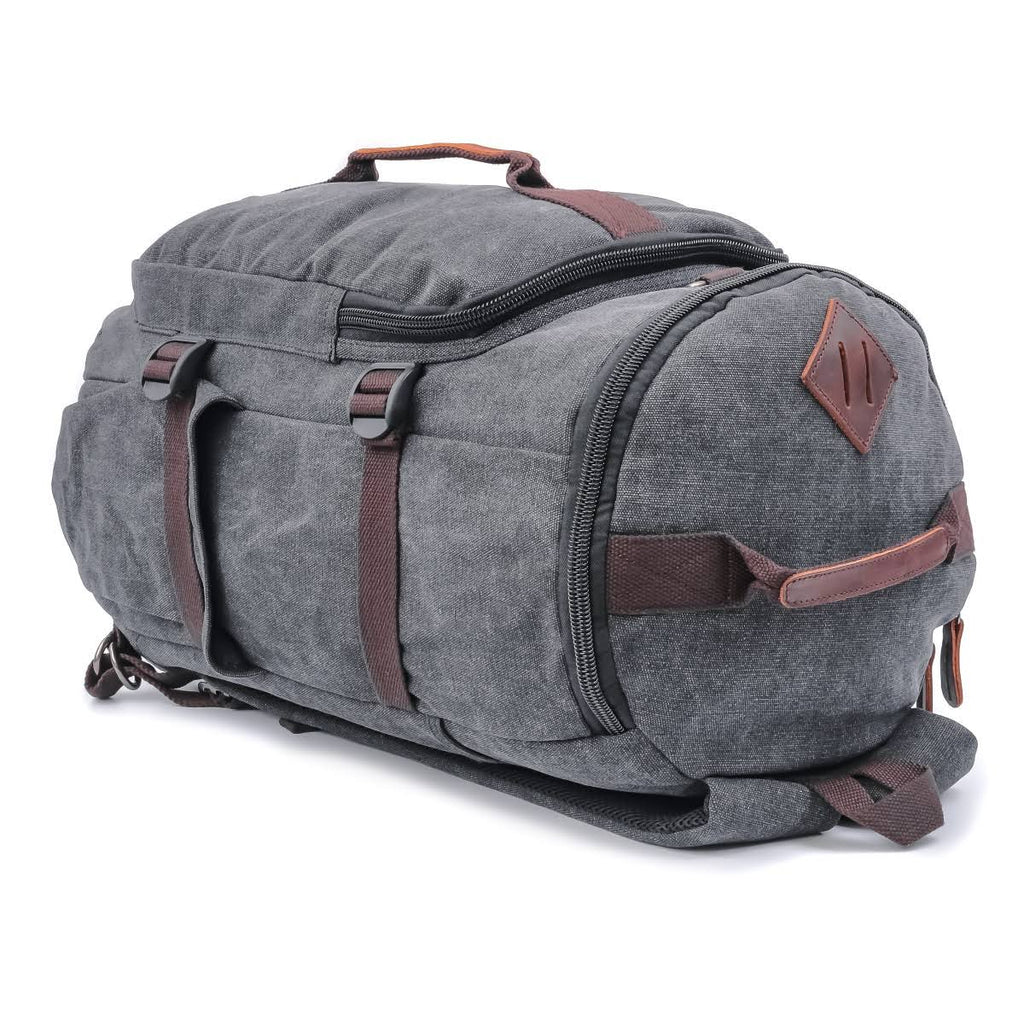 Vintage 30Ltr Motorcycle Tail Bag in Grey W40929