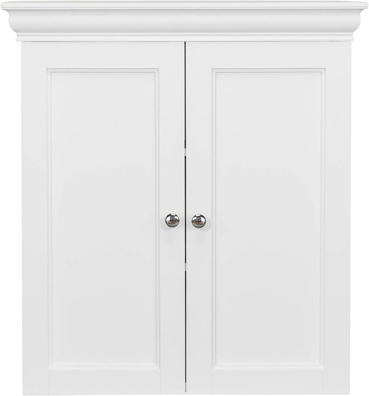 White Detachable Storage Bathroom Cabinet S71762