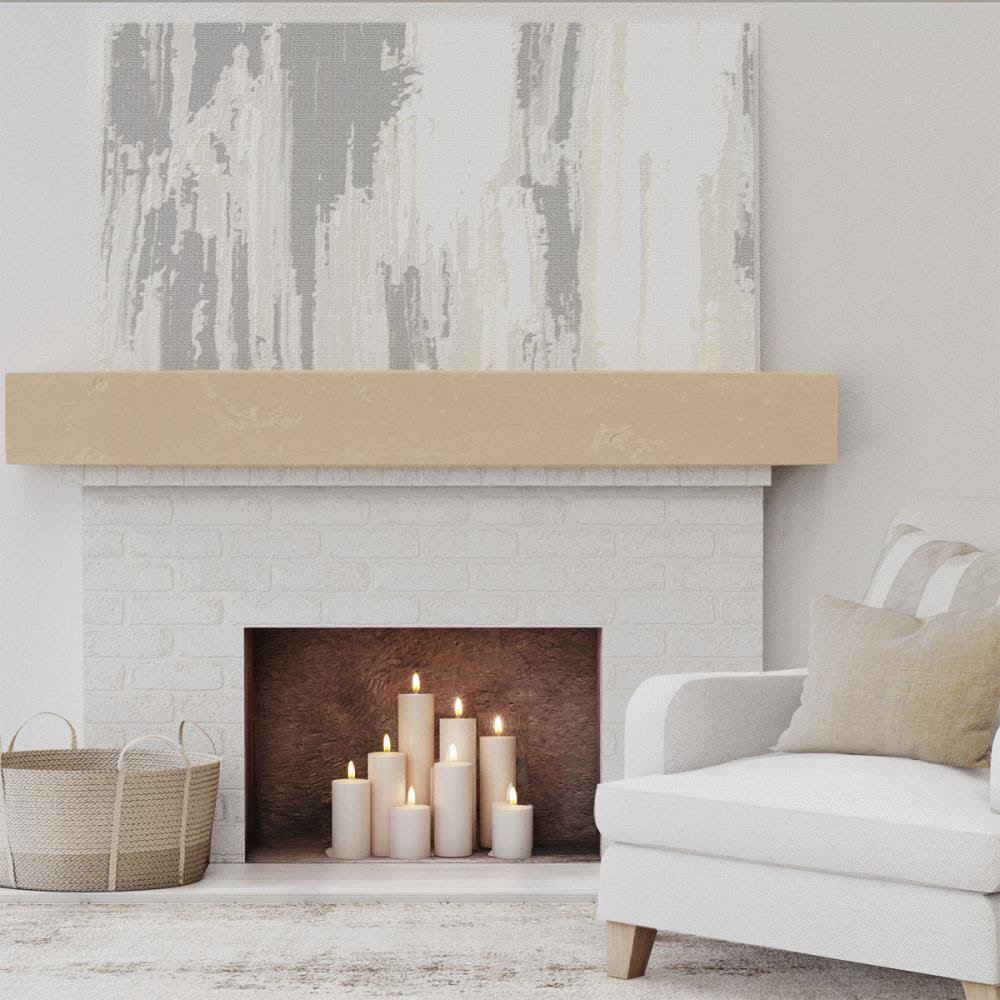Knotty Pine Faux Wood Fireplace Mantel T82371