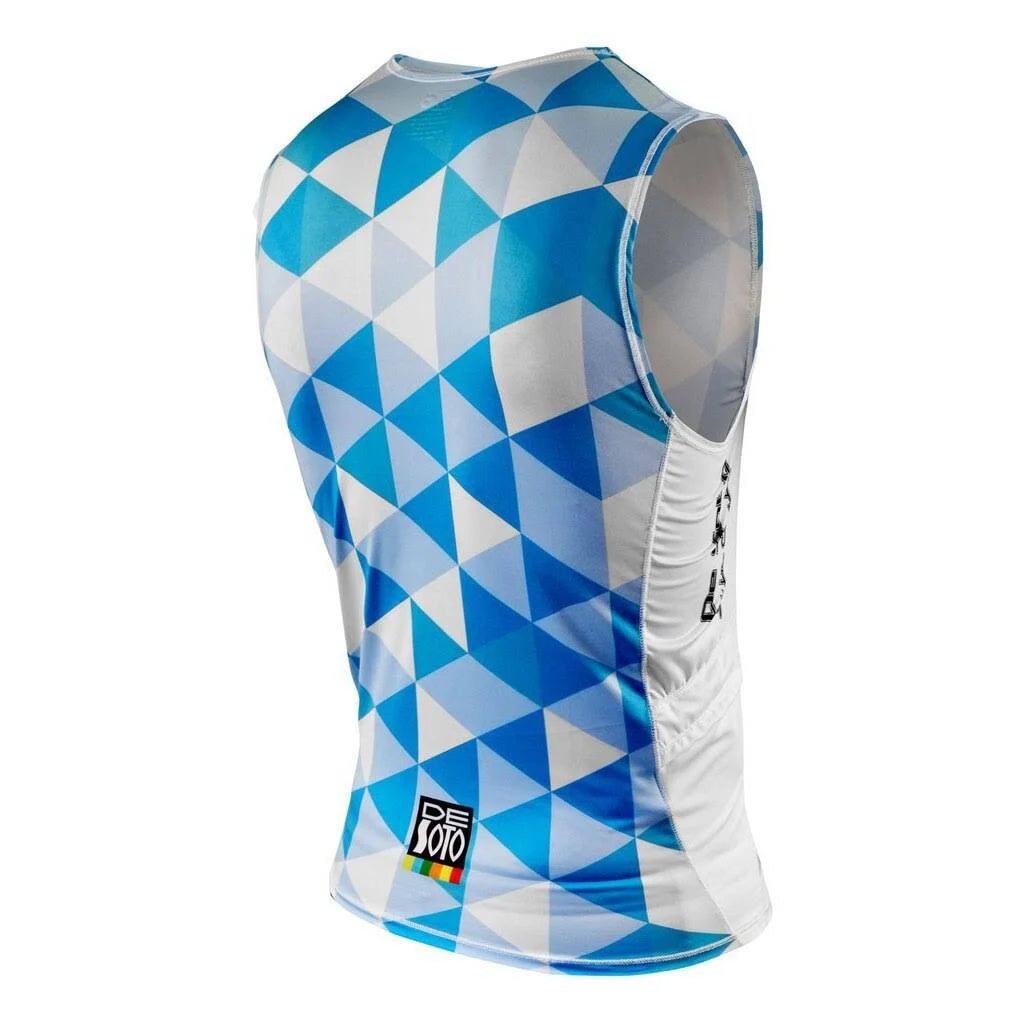 South Beach Mondrian Half Zip Tri Top S70374