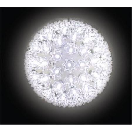 White Hanging LED Light Sphere with 120 LED's M4612