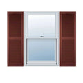 14 1/2 inch x 69 inch Vinyl Open Louver Shutters Per Pair W242695