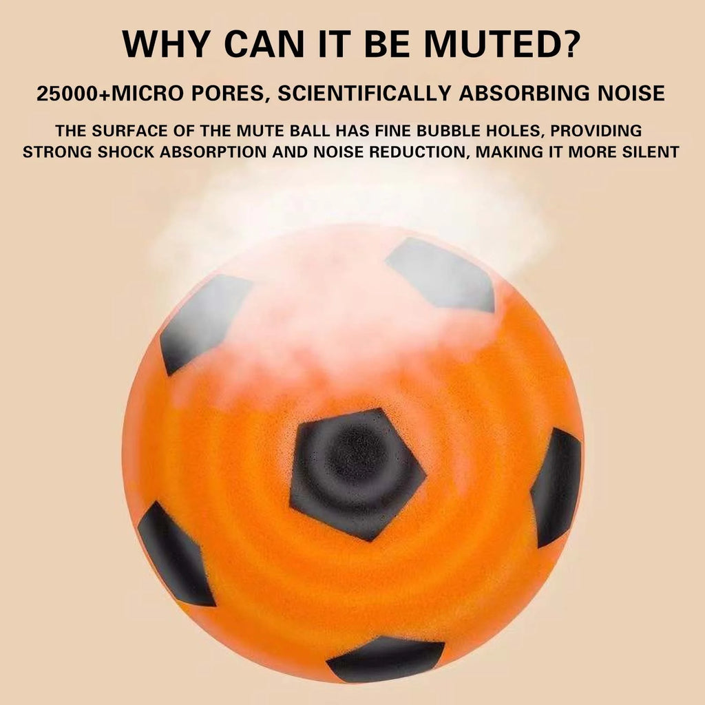 Mute Ball Indoor Children's Silent Football Racket Ball Sports Ball Toys Baby Sponge Ball Frame L132