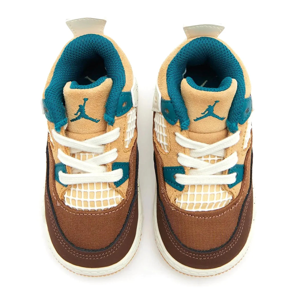 Toddler Retro Cacao Wow/Geode Teal Basketball Shoes J73524