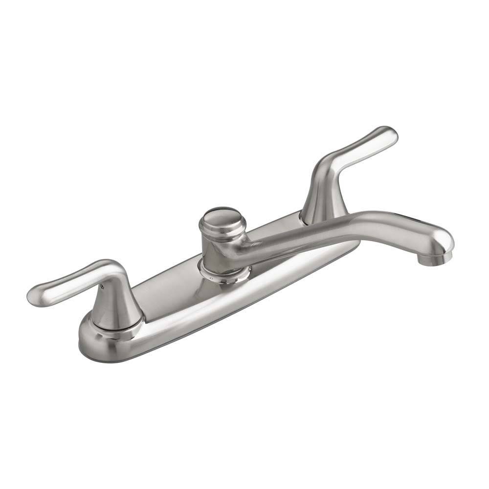 2-Handle Kitchen Faucet in Stainless Steel L3531