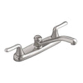 2-Handle Kitchen Faucet in Stainless Steel L3531