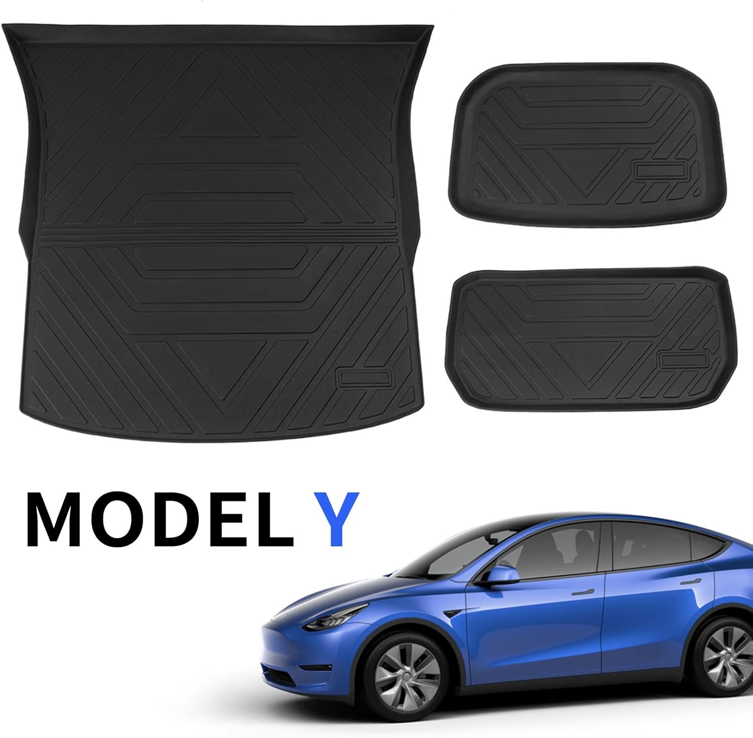 Tesla Model Y Trunk Mat Cargo Liner (A Set of Four) T325080
