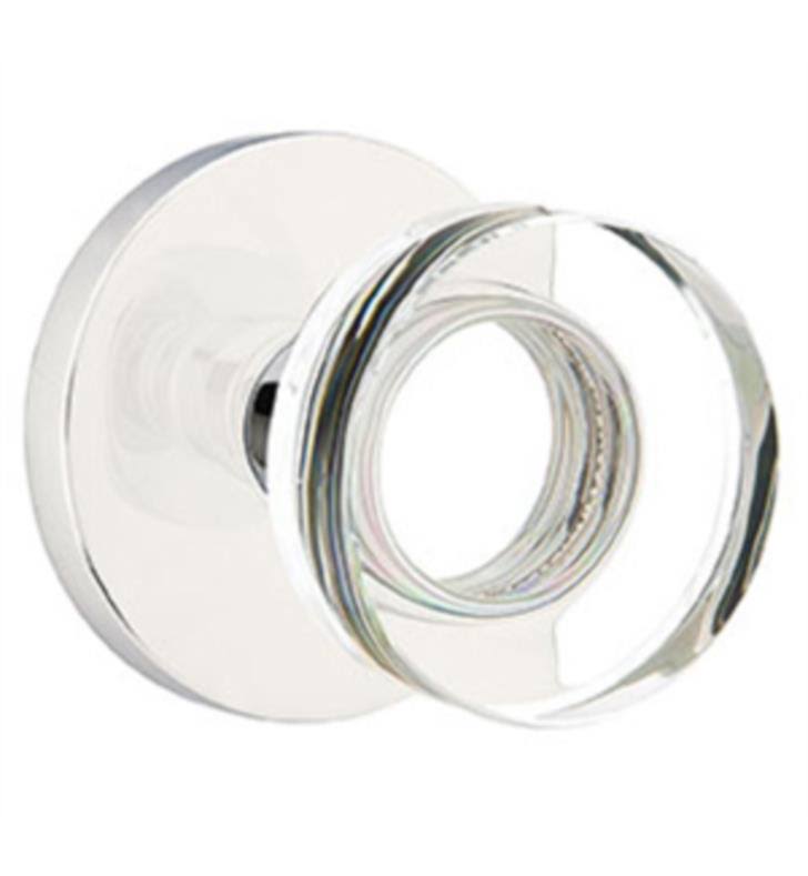 Polished Chrome Privacy Set with Knob D910
