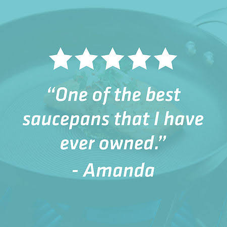 3.5 Qt Hard-Anodized Nonstick Straining Saucepan K277896
