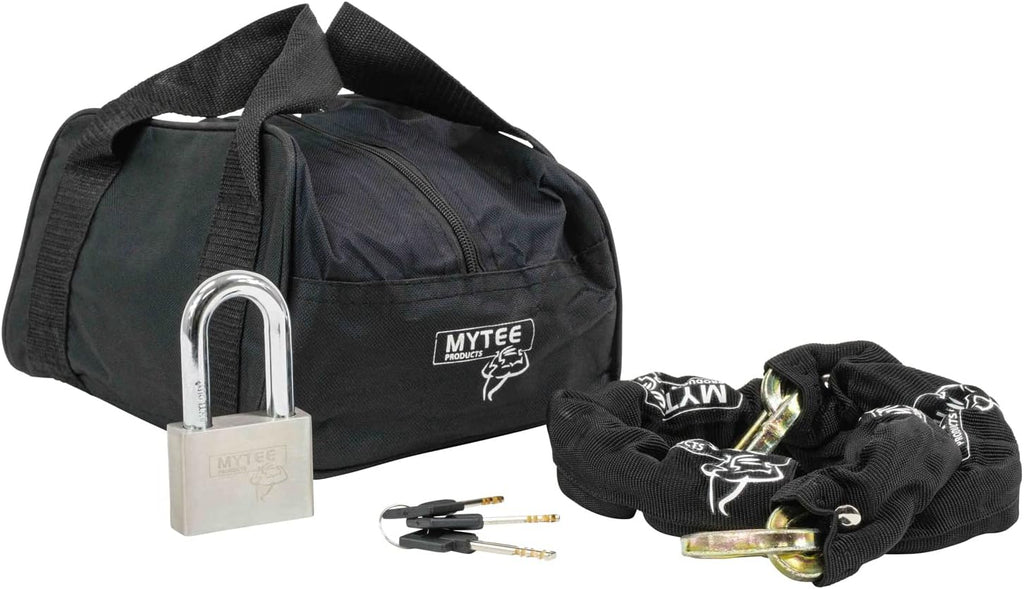 Anti Cut Security Chain and Lock Kit - 3 Foot x 3/8 Inch Thick Hardened Chain with Cut Proof Lock & Carrying Case R724