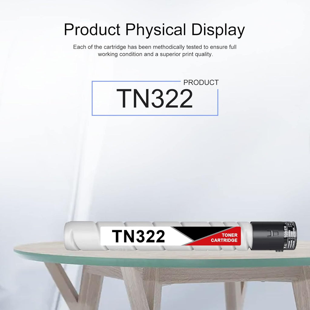 TN322 Toner Cartridge 6 Pack Black I234828