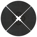 Black Cantilever Patio Umbrella Base Plate 4 Pk D4203