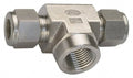 Stainless Steel Compression Tube Female Branch Tee T593