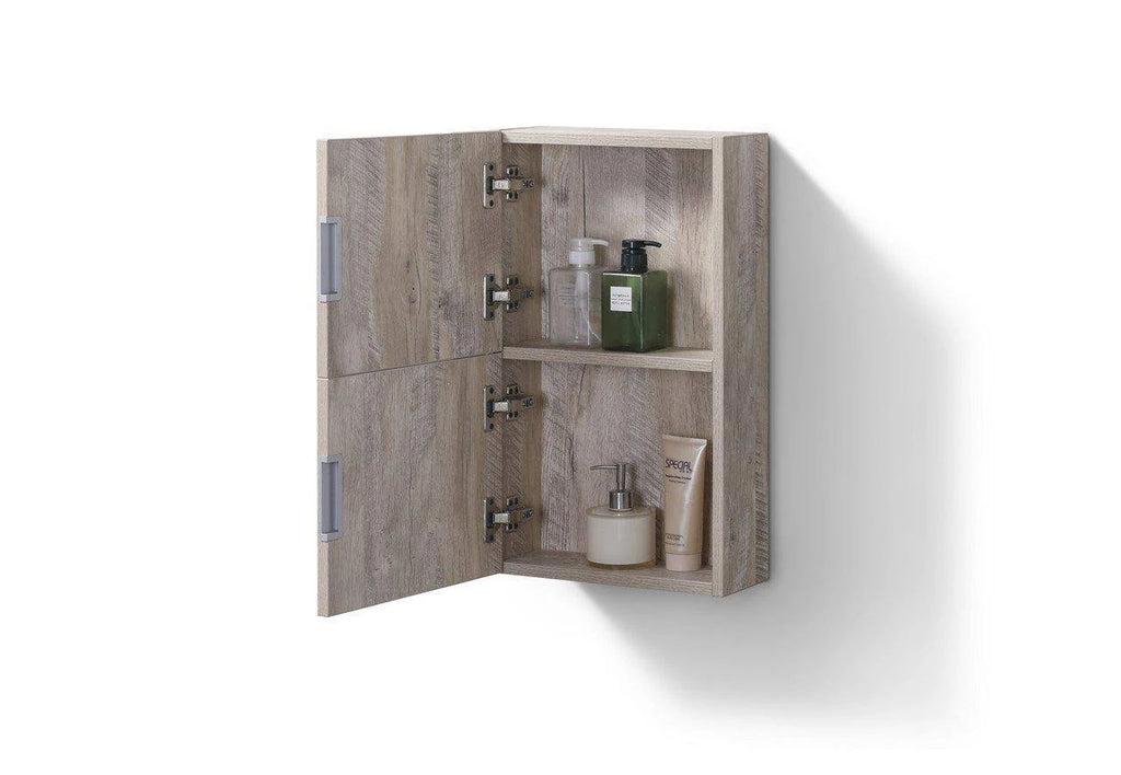 Linen Side Cabinet with One Door in Nature Wood Finish V184