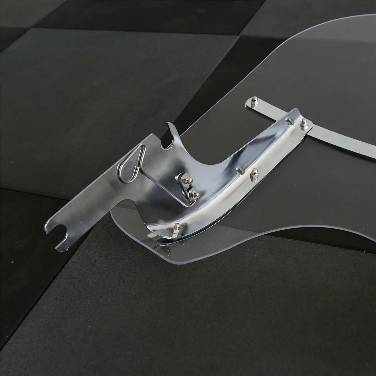 Clear Detachable Windshield Windscreen 28 Inch with Bracket Mounting K260501