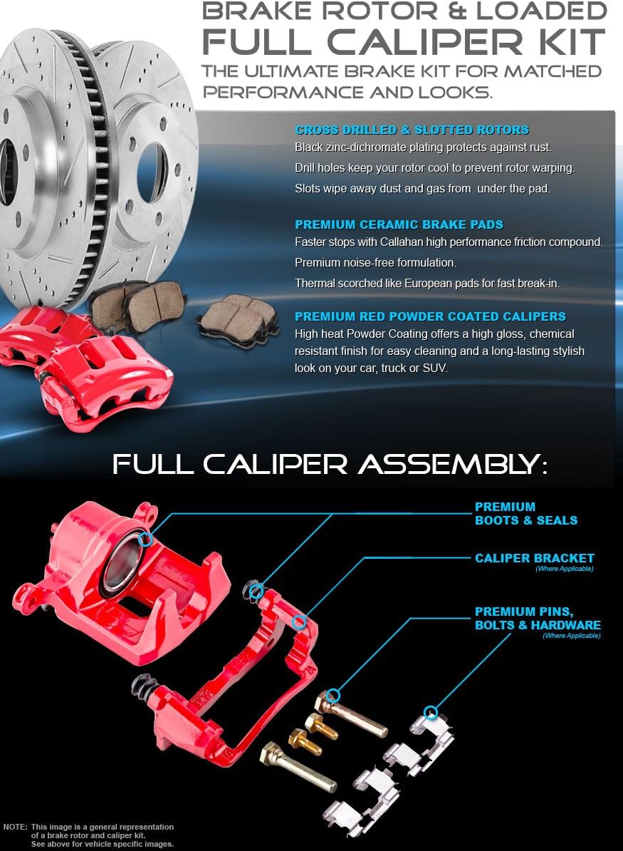 Premium OE Brake Disc Rotors and Metallic Brake Pads M981290