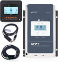 80A MPPT Solar Charge Controller with MT50 Remote Meter & Temperature Sensor K5529