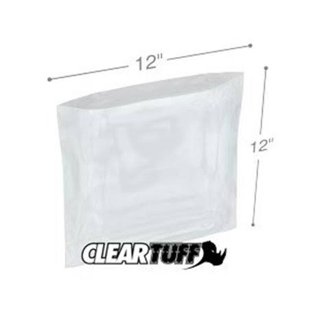 Clear Poly Bags 12 x 12 in. 0.002 Gauge Case of 1000 Q38136