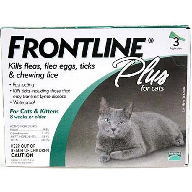 Flea Control Plus for Cats and Kittens (3 Month Supply) E4322