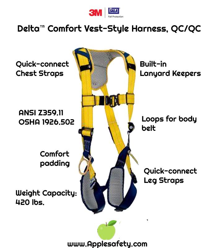 Yellow Full Body Harness R98422