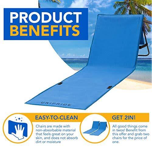 Set of 2 Folding Lightweight Camping Chairs Y68904