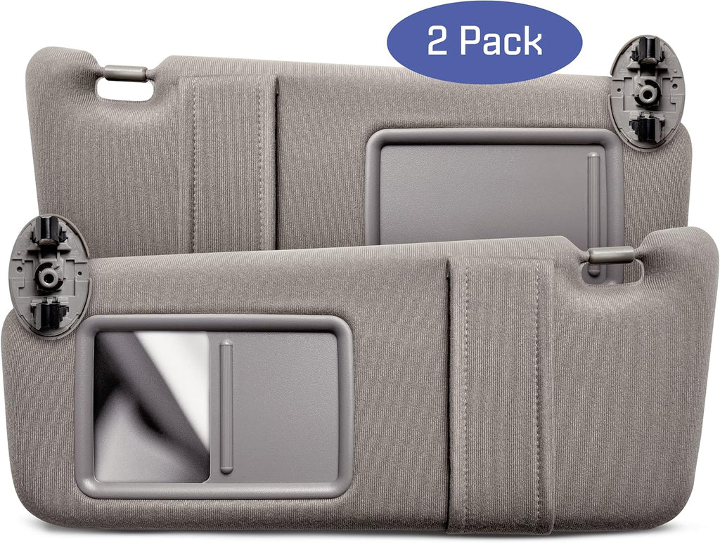 Grey Sun Visor Replacement 2 Pack for Toyota Camry J159126