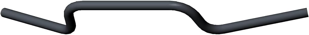 Medium Gloss Black ATV Handlebar Tube, Pack of 2 W837