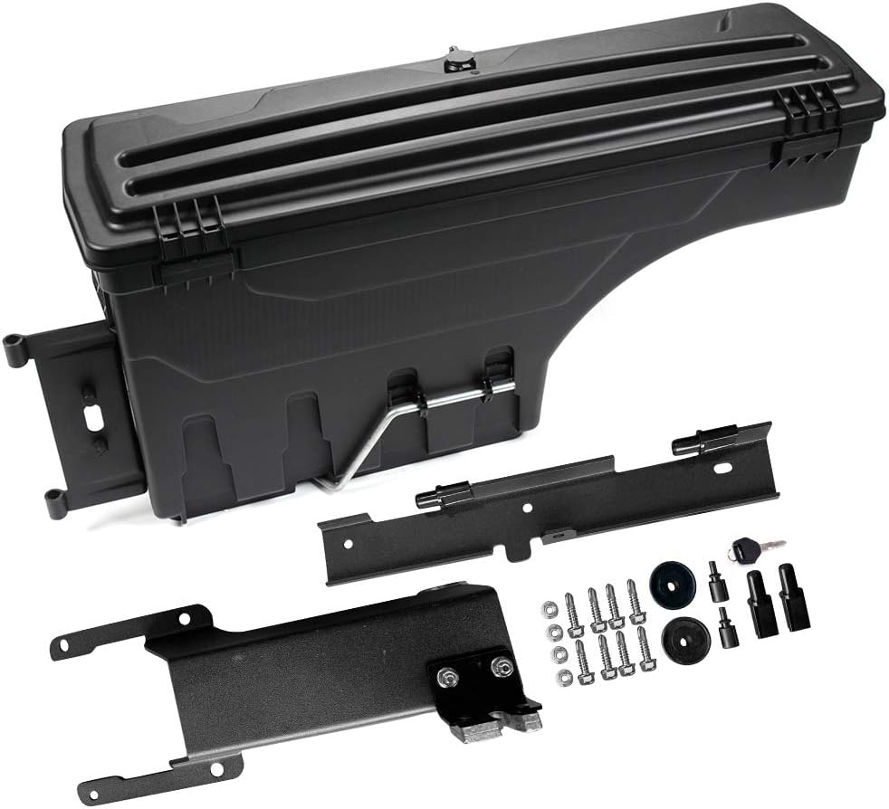Lockable Swing Case Toolbox For Ford F150 Truck Bed I5899