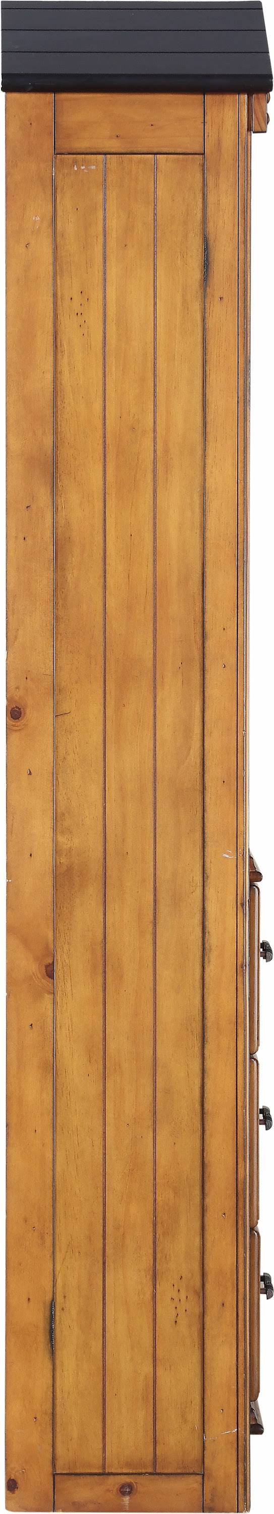 Rustic Oak Bookcase Cabinet L710