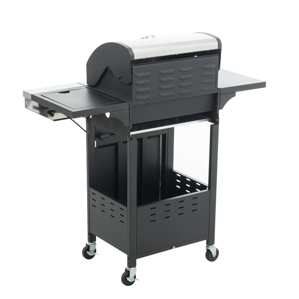 3-Burner Stainless Steel Propane Gas Grill with Side Burner R88833