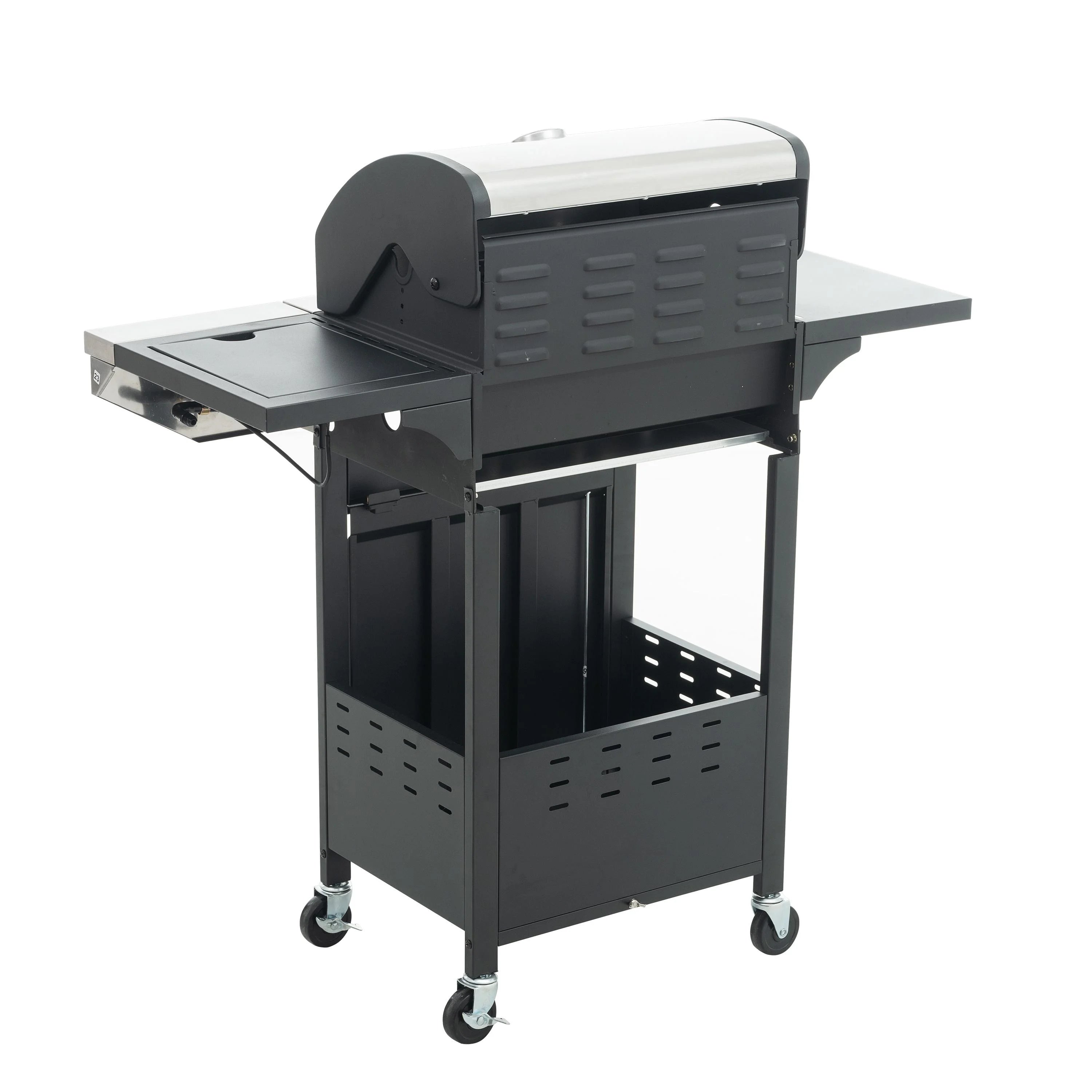 3-Burner Stainless Steel Propane Gas Grill with Side Burner R88833