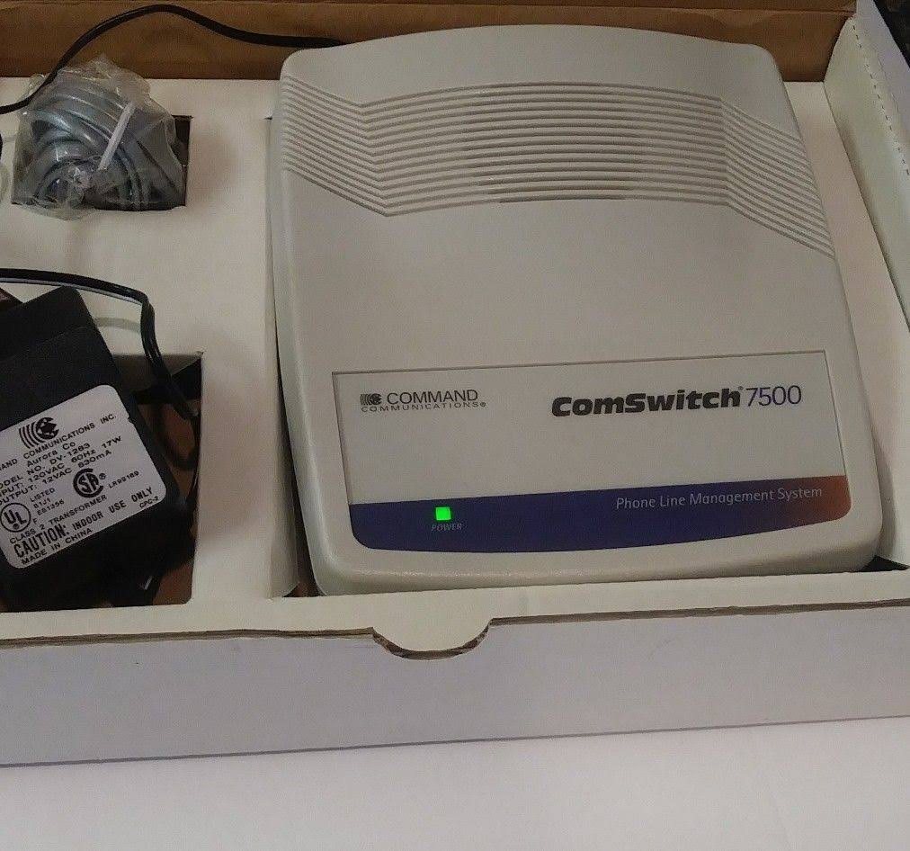 4 Port Line Sharing Phone Fax Modem X84707