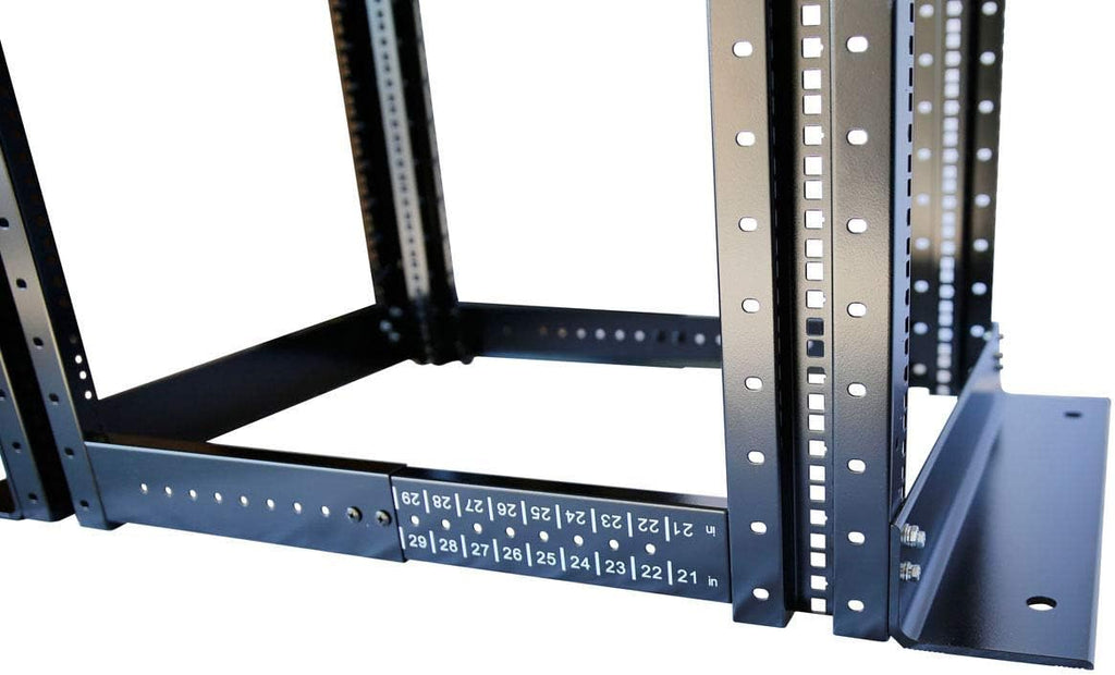 19 Inch Adjustable Depth Cold Rolled Steel Server Rack 15U D51635