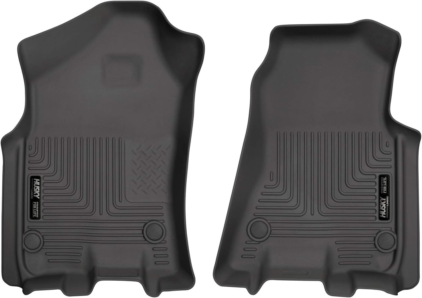Black Front Floor Liners 2 Pcs J3599