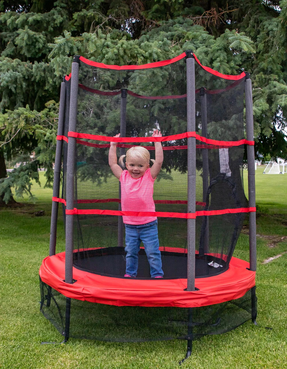 55" Round Trampoline L547