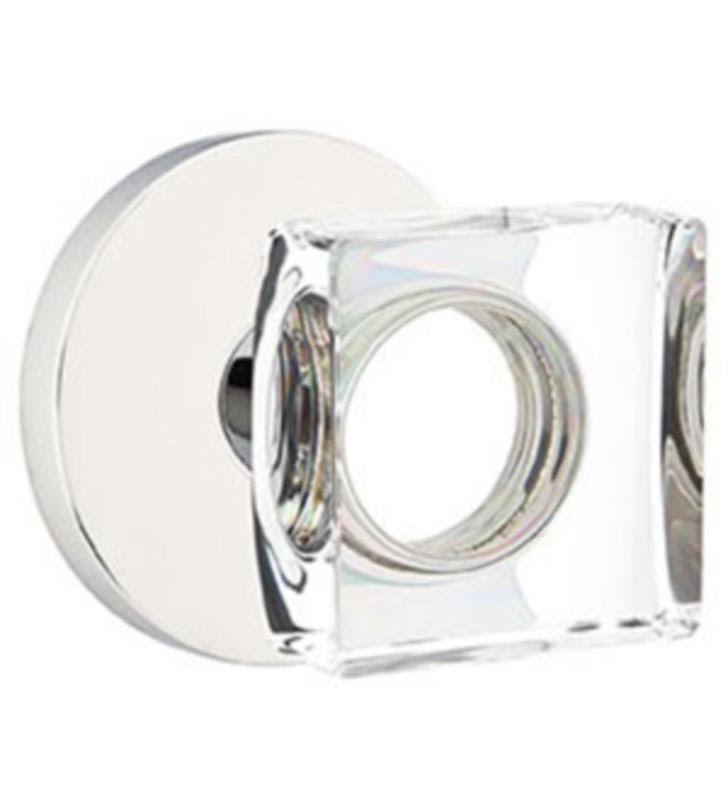 Polished Chrome Privacy Set with Knob D910