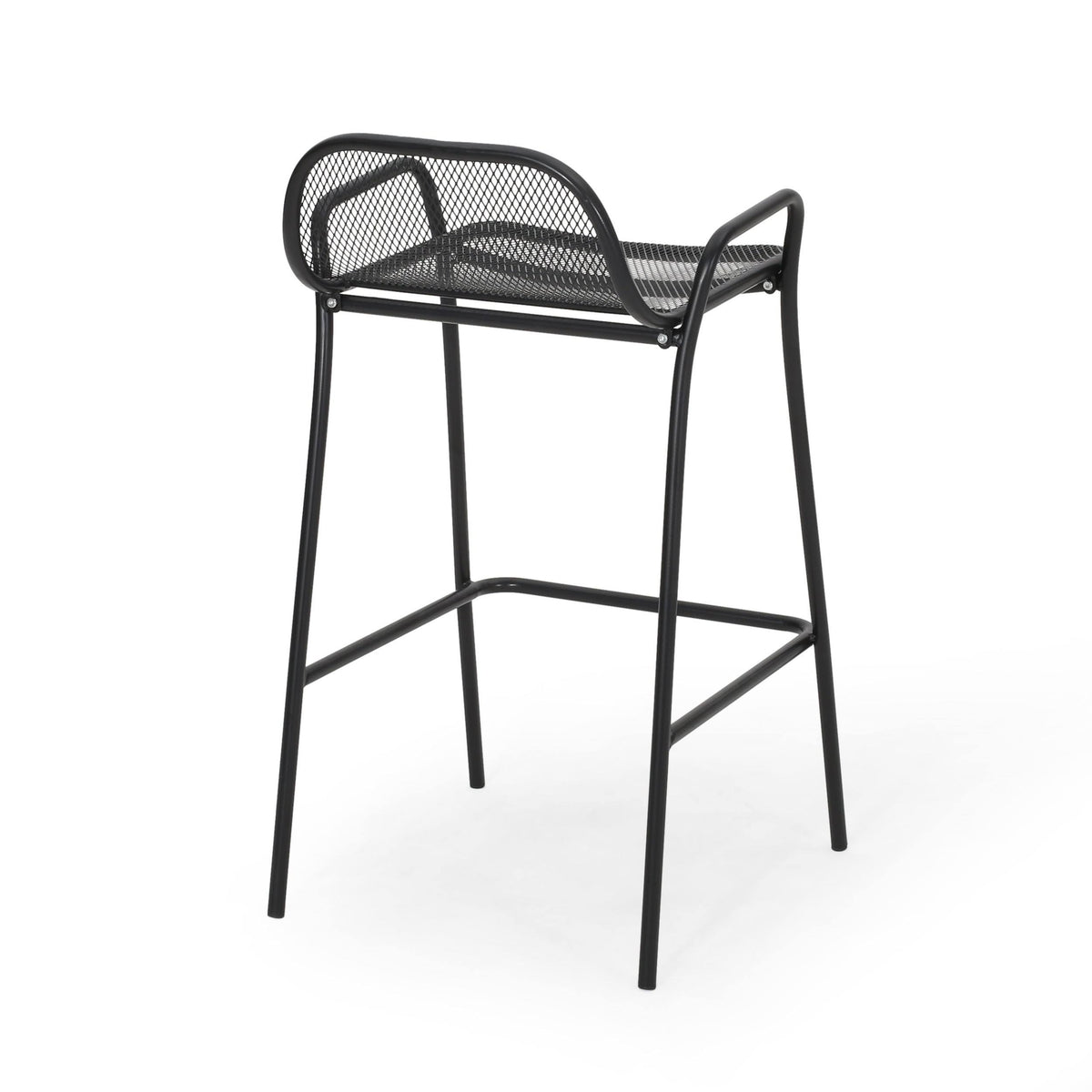 Matte W Iron Barstool Set of 4 G893