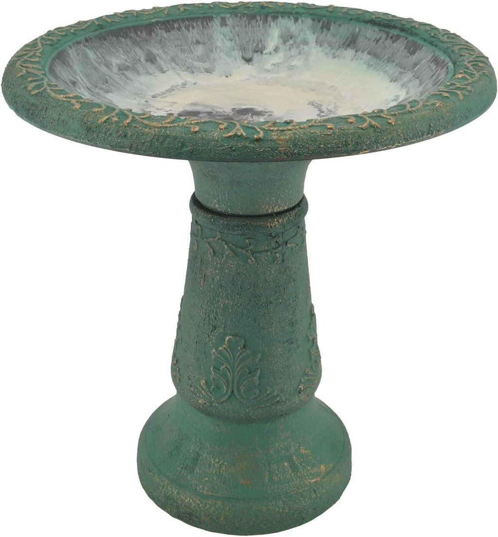 Stone Fiberclay Birdbath H3738