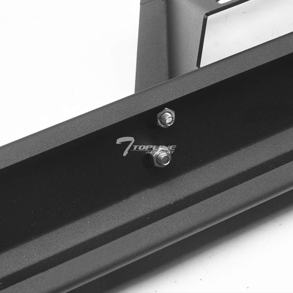 Matte Black Steel Modular Drop Step Side Nerf Bars F248