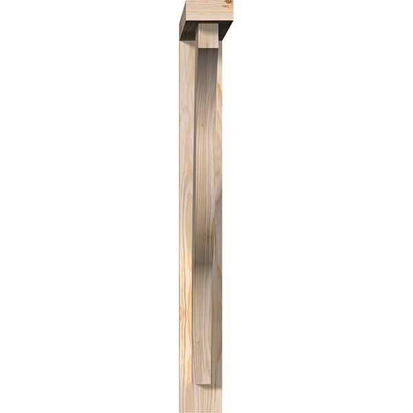 Douglas Fir Smooth Bracket with Offset Brace N751022