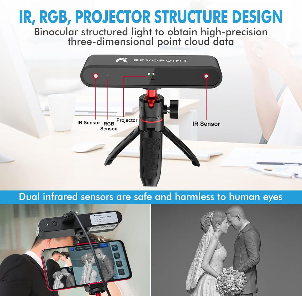 3D Scanner with Turntable and Phone Holder L495069