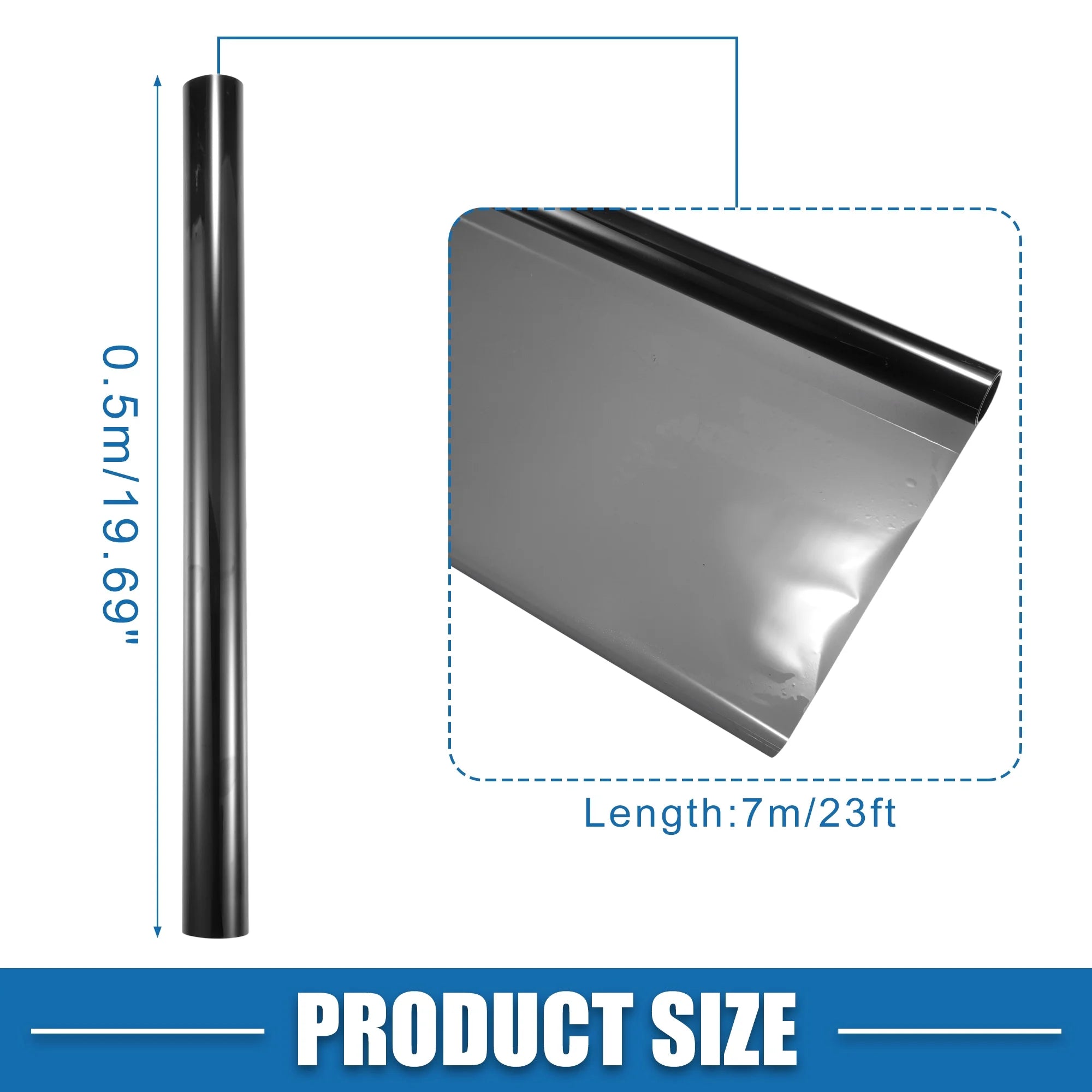 15% VLT 0.5x7m Car Ceramic Window Tint Film Y16399