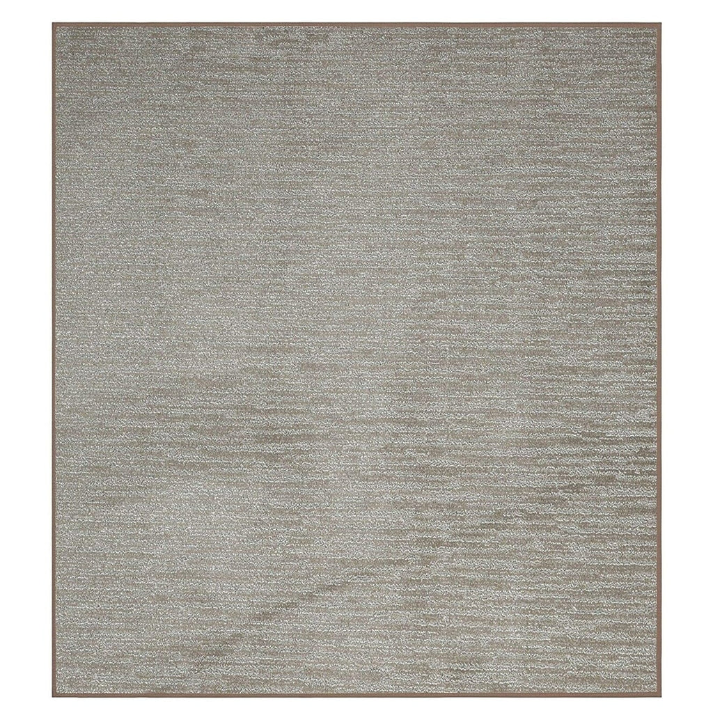 Brown Plush Area Rug 5' Round Y843