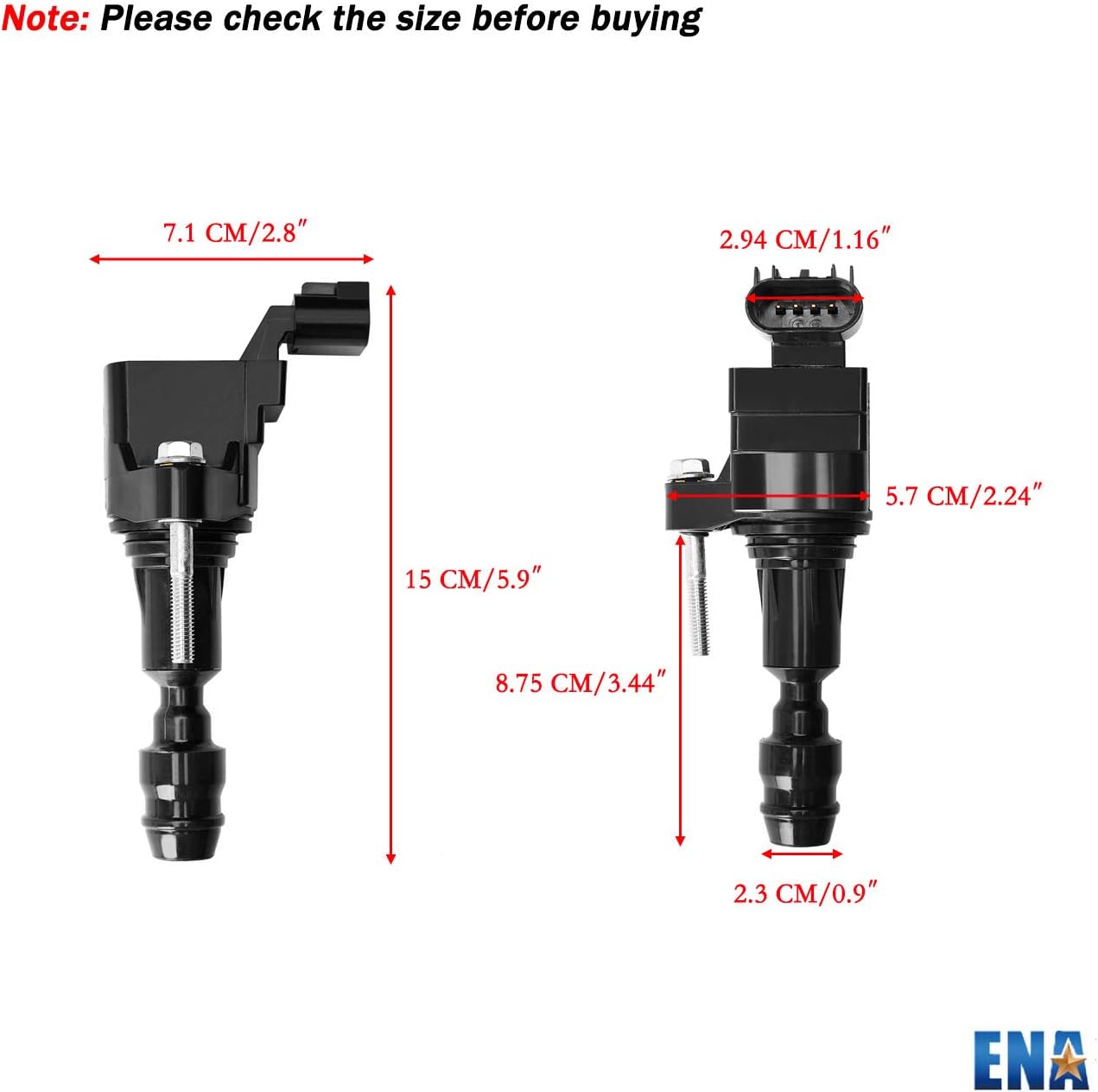 Set of 4 Ignition Coil Pack I3439