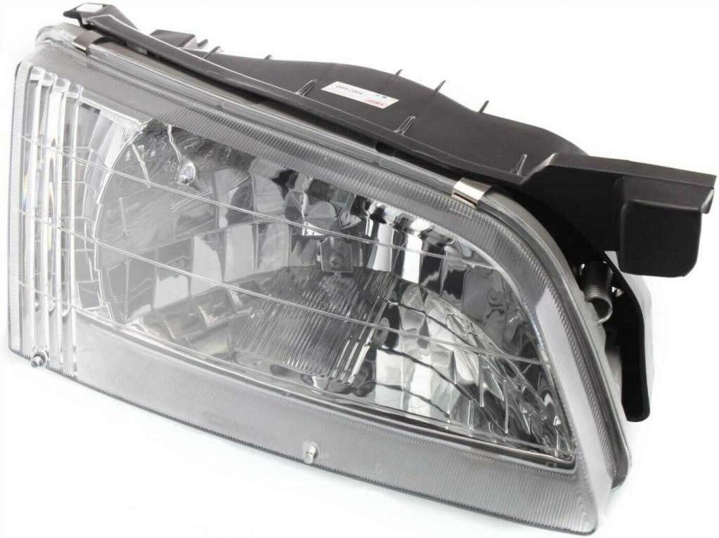 Headlight Assembly for Nissan Altima 1998 1999 Passenger Side Halogen Pack of 2 I7807