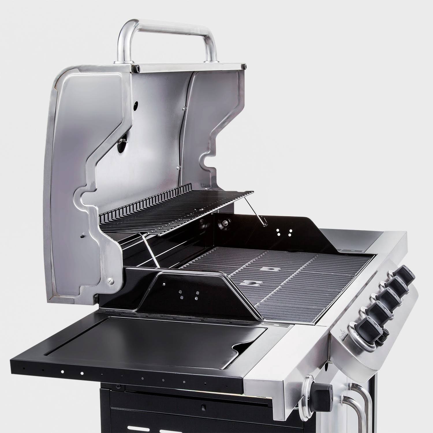5 Burner Cabinet Gas Grill - Black/Silver D732370